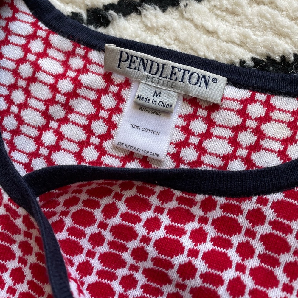 Pendleton Cotton Open Cardigan - image 2